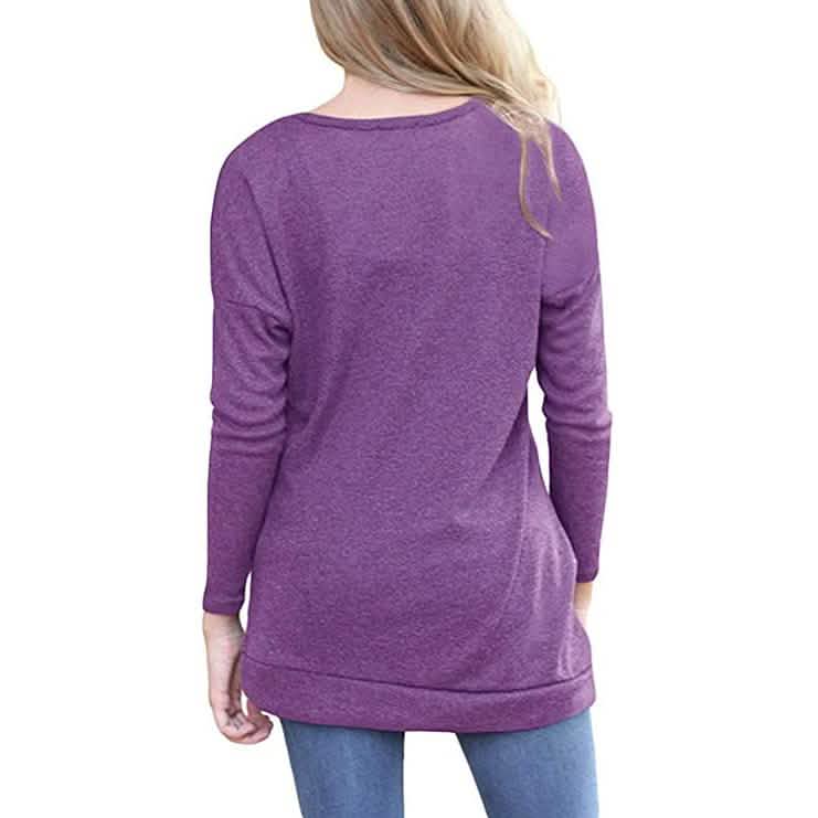Women's Casual Long Sleeve Tunic Tops