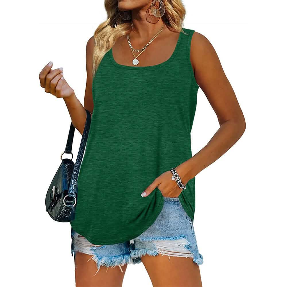 Women's Tank Top Casual Basic Square Neck