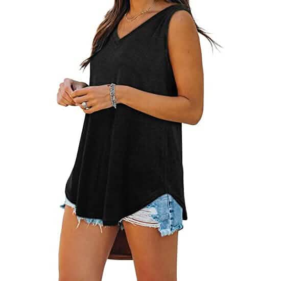 Women's V Neck Tank Top